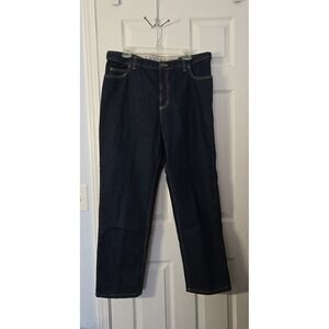 Lands' End‎ Womans Jeans Size 14 x 30 Long has Adjustable waist
